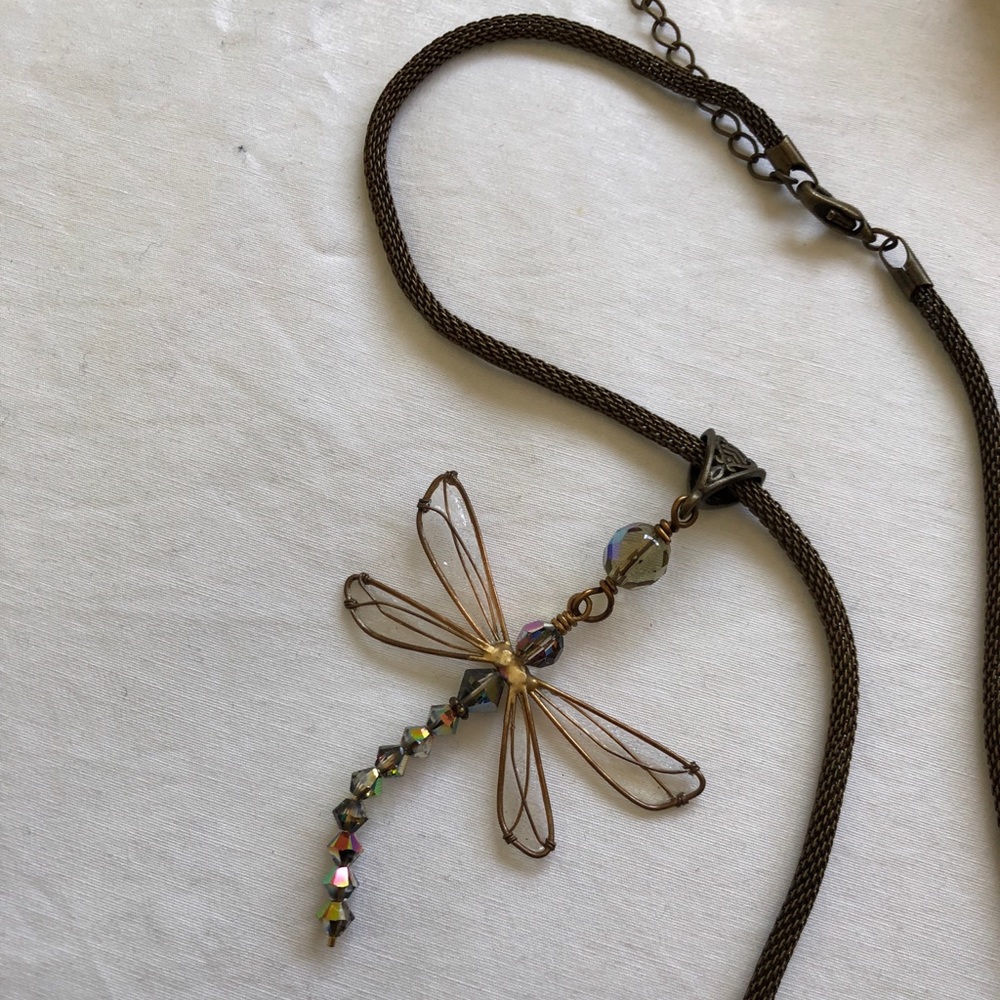 New Beautiful Dragonfly Necklace